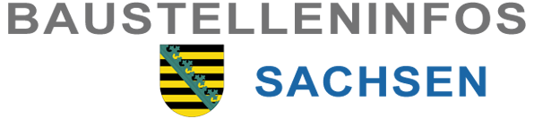 Logo: Baustelleninfo Sachsen
