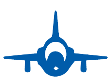 icon Flugzeug vorne